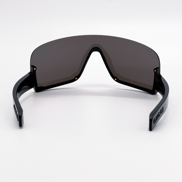 NEW GUCCI GG1637S 003 OVERSIZED BLACK MASK WOMEN SUNGLASSES GUCCI - Picture 6 of 13